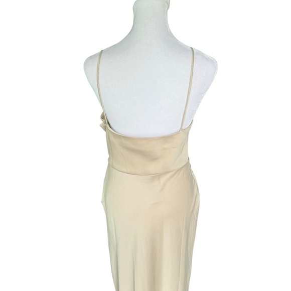 BHLDN - NWT Freya Satin Charmeuse Formal Bridesmaid Maxi Dress Sz 4 - Picture 8 of 12